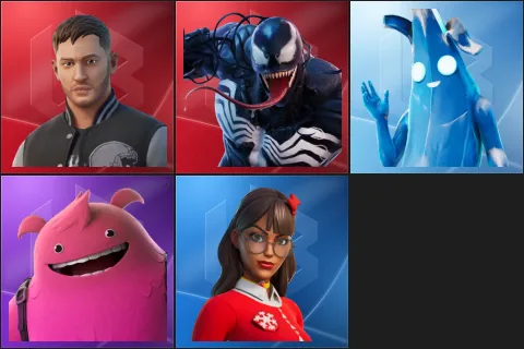 Eddie Brock, Venom, Polar Peely, Yeddy, Krisabelle