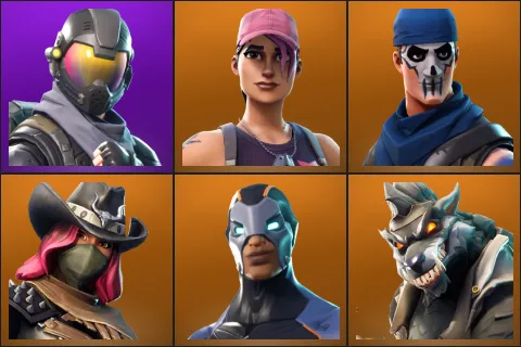 Rogue Agent, Rose Team Leader, Warpaint, Calamity, Carbide, Dire