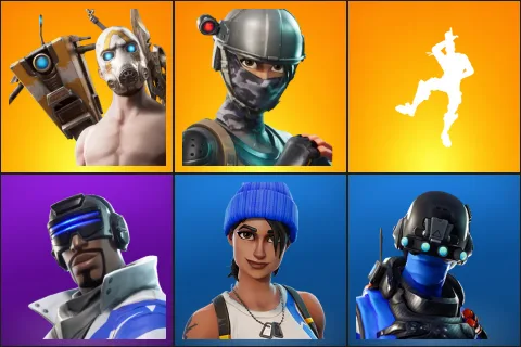 Psycho Bandit, Elite Agent, Take The L, Blue Striker, Blue Team Leader, Carbon Commando