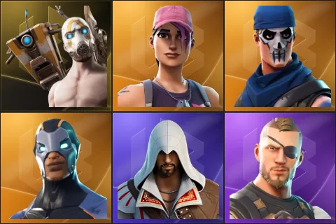 Psycho Bandit, Rose Team Leader, Warpaint, Carbide, Ezio Auditore, Battlehawk