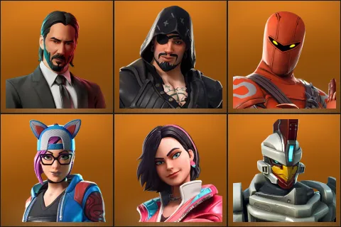 John Wick, Blackheart, Hybrid, Lynx, Rox, Sentinel