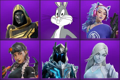Blitz Knight, Bugs Bunny, Dasha, Elite Jules, Exalted Ice King, Lady Windfrost