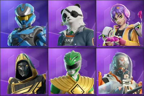 UNSC Spartan, Agent Patch, Battle Gamer Mae, Blitz Knight, Green Ranger, Lt. Ripp Slade