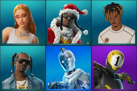 Ice Spice, Santa Dogg, Slayer Juice WRLD, Snoop Dogg, Glacial Dummy, 1-Ball