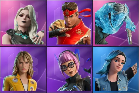 Carletta, FIRE Master Kai, Gale, The Bride, Void Walker Lynx, Melodie Mars