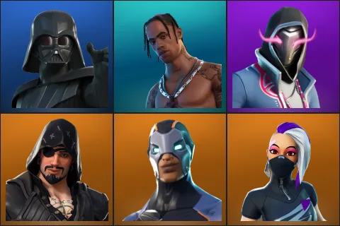 Darth Vader, Travis Scott, Xander, Blackheart, Carbide, Catalyst