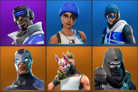 Blue Striker, Blue Team Leader, Point Patroller, Carbide, Drift, Enforcer