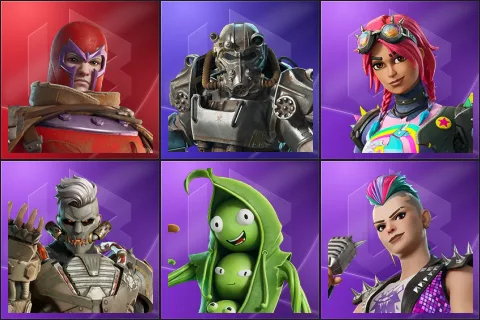 Wastelander Magneto, T-60 Power Armor, Brite Raider, Megalo Don, Peabody, Ringmaster Scarr