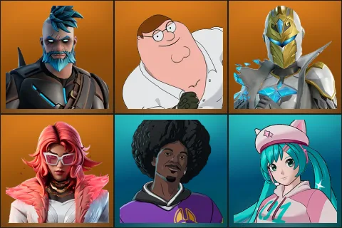 Omegarok, Peter Griffin, Spectra Knight, Valeria, LBC '93 Dogg, Neko Hatsune Miku