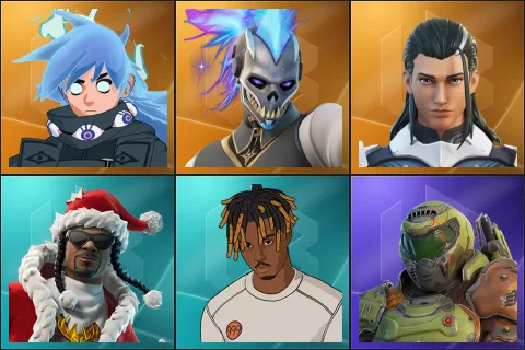 Nezumi, Renzo the Destroyer, The Ageless, Santa Dogg, Slayer Juice WRLD, Doom Slayer