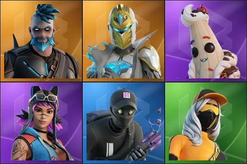 Omegarok, Spectra Knight, Lil Split, Renegade Lynx, Sid Obsidian, Runway Racer