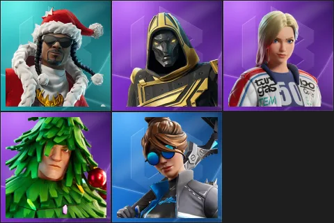 Santa Dogg, Blitz Knight, Dueling Dragons Jackie, Lt. Evergreen, Wavebreaker