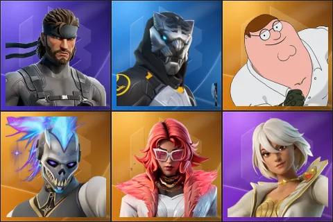 Solid Snake, Huntmaster Saber, Peter Griffin, Renzo the Destroyer, Valeria, Aphrodite