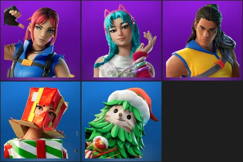 Explorer Emilie, Katalina, Trailblazer Tai, Holiday Boxy, Winterfest Bushranger