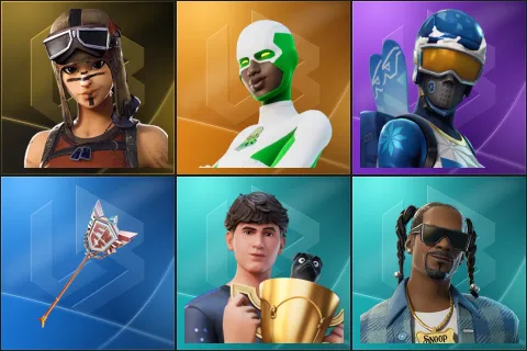 Renegade Raider, Backlash, Mogul Master, The Axe of Champions 2.0, Bugha, Snoop Dogg