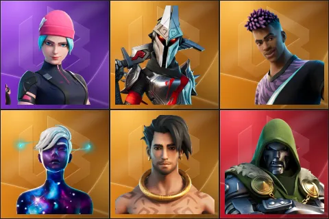Wildcat, Eternal Knight, Fade, Galaxy Scout, Raz, Doctor Doom