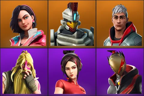 Rox, Sentinel, Vendetta, Bunker Jonesy, Demi, Red Strike