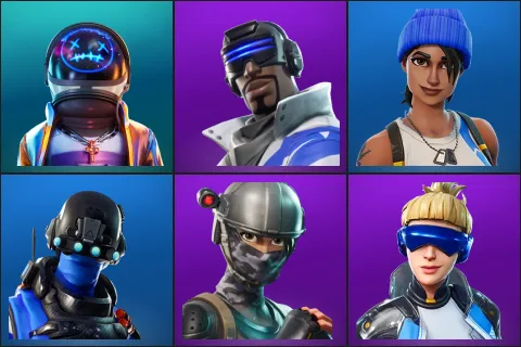 Astro Jack, Blue Striker, Blue Team Leader, Carbon Commando, Elite Agent, Neo Versa