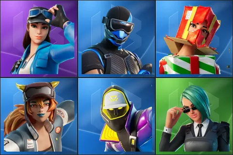 Cloud Striker, Fixer, Holiday Boxy, Lina Scorch, Subzero Cryptic, Envoy