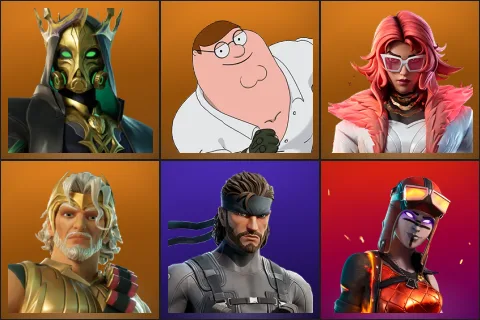 Hades, Peter Griffin, Valeria, Zeus, Solid Snake, Blaze