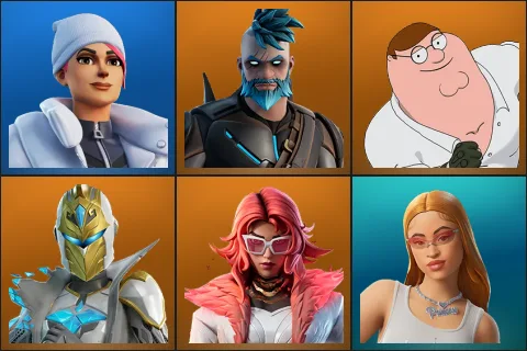 Blizzard Bomber, Omegarok, Peter Griffin, Spectra Knight, Valeria, Ice Spice