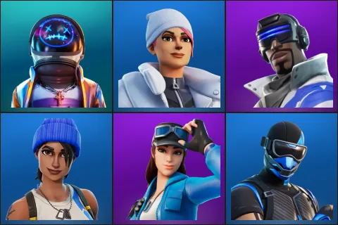 Astro Jack, Blizzard Bomber, Blue Striker, Blue Team Leader, Cloud Striker, Fixer