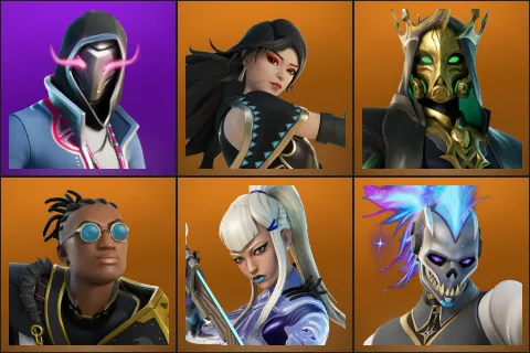 Xander, Era, Hades, Malik, Mizuki, Renzo the Destroyer