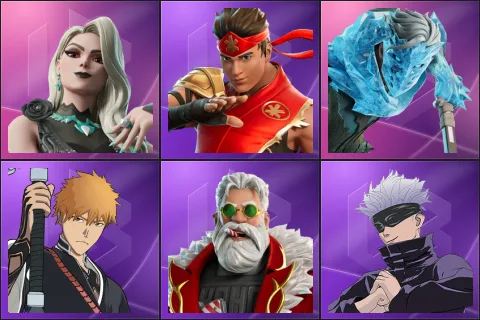 Carletta, FIRE Master Kai, Gale, Ichigo Kurosaki, Lt. Winter, Satoru Gojo