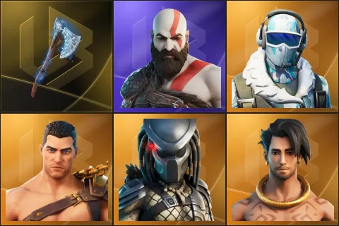 Leviathan Axe, Kratos, Frostbite, Menace, Predator, Raz