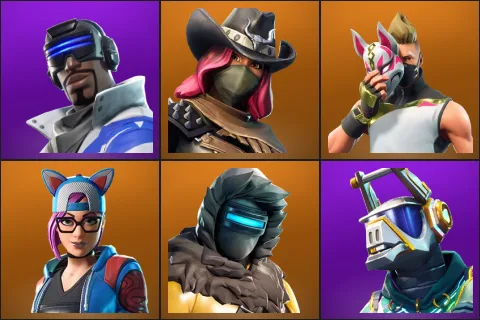 Blue Striker, Calamity, Drift, Lynx, Zenith, DJ Yonder