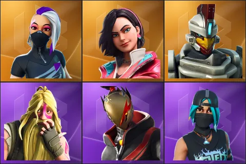 Catalyst, Rox, Sentinel, Bunker Jonesy, Red Strike, Tilted Teknique