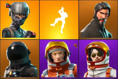 Elite Agent, Take The L, The Reaper, Dark Voyager, Mission Specialist, Moonwalker