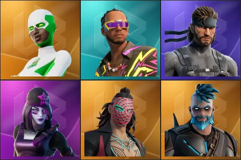 Backlash, Lewis Hamilton, Solid Snake, Dark Skully, Kado Thorne, Omegarok