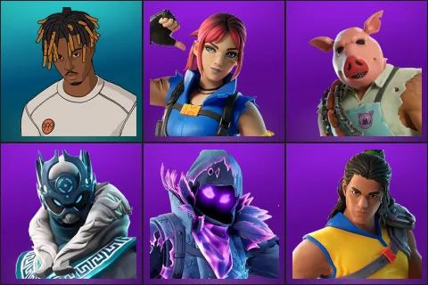 Slayer Juice WRLD, Explorer Emilie, Pig the Butcher, Snowfoot, Storm-Wild Raven, Trailblazer Tai
