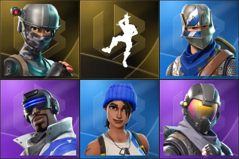 Elite Agent, Take The L, Blue Squire, Blue Striker, Blue Team Leader, Rogue Agent