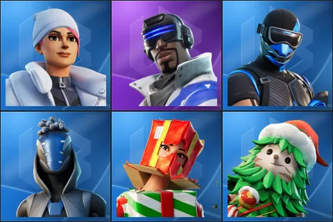 Blizzard Bomber, Blue Striker, Fixer, Sultura, Holiday Boxy, Winterfest Bushranger
