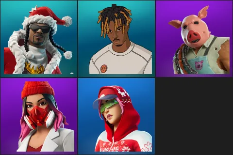Santa Dogg, Slayer Juice WRLD, Pig the Butcher, Yulejacket, Arctic Adeline