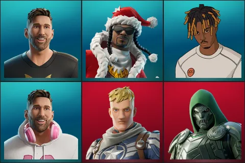 Lionel Messi, Santa Dogg, Slayer Juice WRLD, Streetwear Spark Messi, Captain Jones, Doom