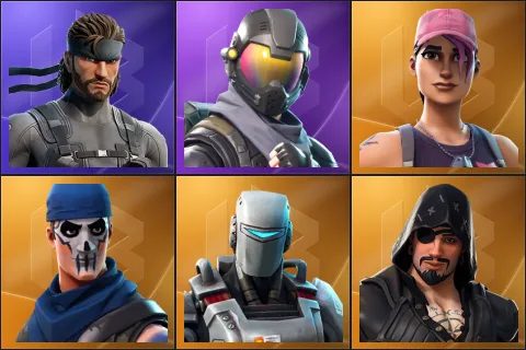 Solid Snake, Rogue Agent, Rose Team Leader, Warpaint, A.I.M., Blackheart