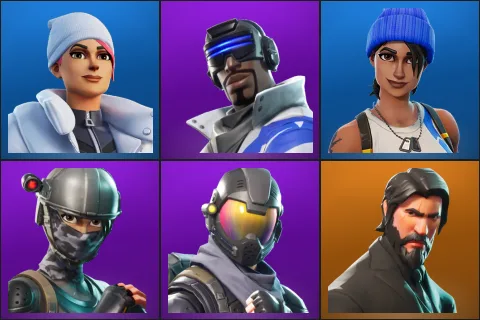 Blizzard Bomber, Blue Striker, Blue Team Leader, Elite Agent, Rogue Agent, The Reaper