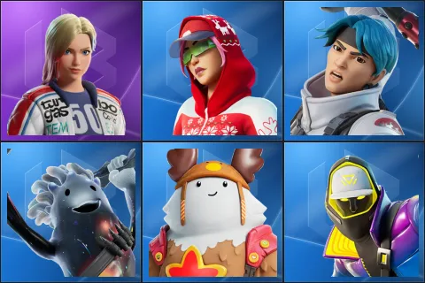Dueling Dragons Jackie, Arctic Adeline, Jun-Hwan, Lumi Jellie, Sled Ready Guff, Subzero Cryptic