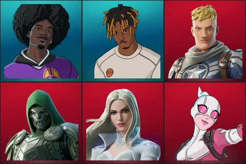 LBC '93 Dogg, Slayer Juice WRLD, Captain Jones, Doom, Emma Frost, Gwenpool