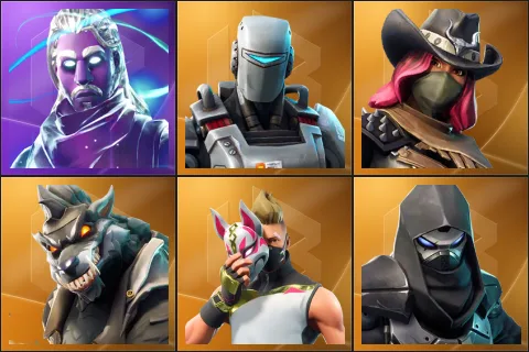 Galaxy, A.I.M., Calamity, Dire, Drift, Enforcer