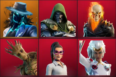 Deadeye, Doctor Doom, Ghost Rider, Groot, Jennifer Walters, Storm