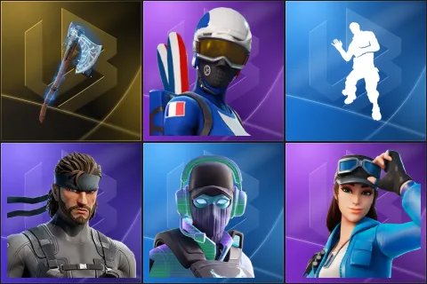 Leviathan Axe, Mogul Master (FRA), Laugh It Up, Solid Snake, Breakpoint, Cloud Striker
