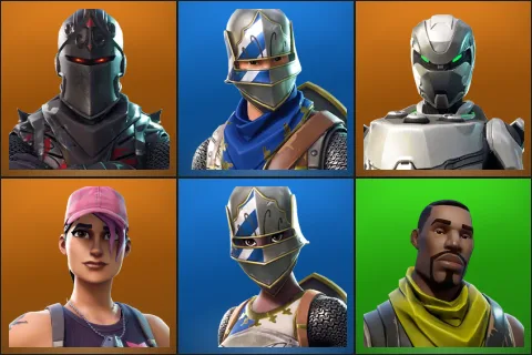 Black Knight, Blue Squire, Eon, Rose Team Leader, Royale Knight, Scout