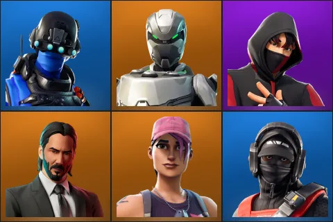 Carbon Commando, Eon, IKONIK, John Wick, Rose Team Leader, Stealth Reflex