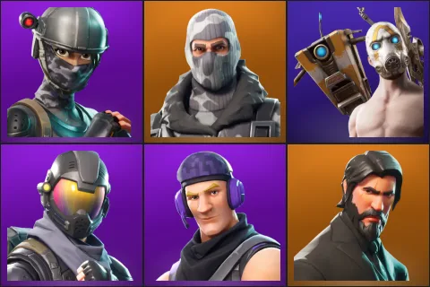 Elite Agent, Havoc, Psycho Bandit, Rogue Agent, Sub Commander, The Reaper