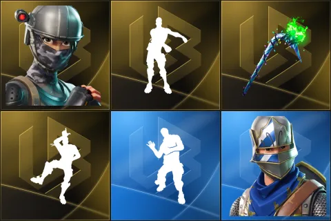 Elite Agent, Floss, Merry Mint Axe, Take The L, Laugh It Up, Blue Squire