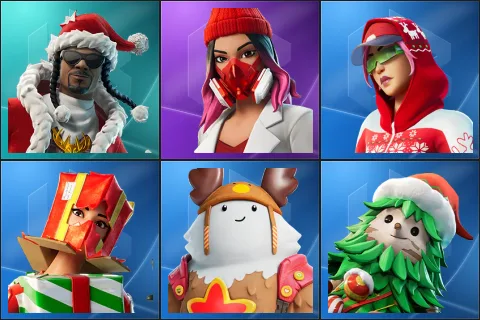 Santa Dogg, Yulejacket, Arctic Adeline, Holiday Boxy, Sled Ready Guff, Winterfest Bushranger